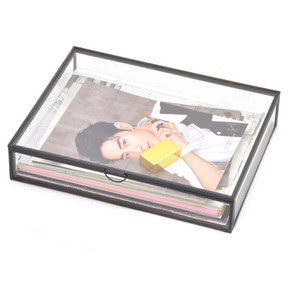 <span class=keywords><strong>Boîte</strong></span> <span class=keywords><strong>à</strong></span> <span class=keywords><strong>Bijoux</strong></span> Vintage Moderne Noire Mate pour Cadeau de Mariage, Cadeau de Demoiselle d'Honneur, Montre, Souvenir, Bibelot, en <span class=keywords><strong>Verre</strong></span> <span class=keywords><strong>et</strong></span> <span class=keywords><strong>Laiton</strong></span> Métallique – Vente Directe Usine - Product Image 4