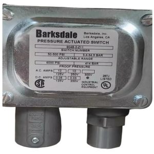 Pressostat Barksdale 9048-2-Z11 50-500 PSI SPDT pour contrôle industriel de l'air - Product Image 1