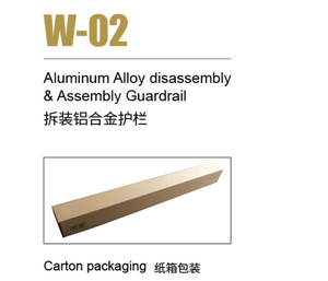 Balustrade en verre en alliage d'aluminium noir mat, montage au sol, assemblage facile, finition thermolaquée, utilisation extérieure, <span class=keywords><strong>escalier</strong></span> - Product Image 6