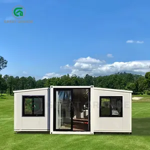 Expandable Modular Home 2 Bedroom Portable Living Container House 20ft Extendable Container House Prefab House