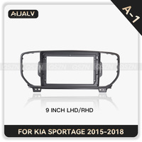 Nouveau lecteur de voiture Android Fascia pour KIA SPORTAGE 2015-2018 9 pouces cadre d'autoradio accessoires intérieurs Installation cadre de voiture