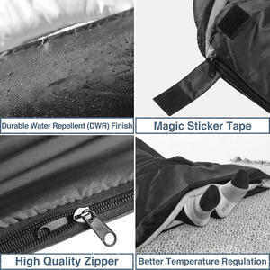 <span class=keywords><strong>Sac</strong></span> <span class=keywords><strong>de</strong></span> <span class=keywords><strong>couchage</strong></span> <span class=keywords><strong>de</strong></span> camping - 4 saisons pour adultes, <span class=keywords><strong>léger</strong></span>, chaud, extra-large avec <span class=keywords><strong>sac</strong></span> <span class=keywords><strong>de</strong></span> compression - Idéal pour la randonnée, les aventures en plein air - Product Image 5