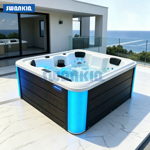 อ่างน้ำร้อนจากุซซี่กลางแจ้ง Aristech Acrylic <span class=keywords><strong>Gecko</strong></span> Mini สำหรับ 4 คน จาก Top Spa Factory - Product Image 2