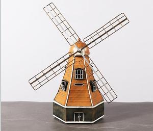 Vintage Metal Sculpture <strong>Windmill</strong> <strong>Model</strong> - Product Image 1
