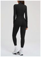 Nouvel ensemble de sport d'automne pour femme, vêtements de yoga, ensemble de yoga modeste, leggings d'équitation, vêtements d'entraînement pour femme, Ropa De Yoga Para Mujer