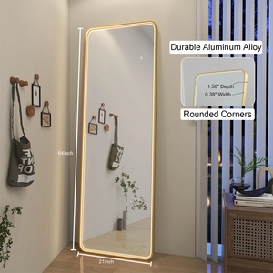 Cổ điển hình chữ nhật 3 màu chiếu sáng tầng thường vụ Gương Treo gắn đầy đủ chiều dài thông minh Led Gương - Product Image 5