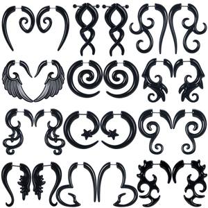 Оптовая продажа, высокое качество, лидер продаж, Модные Акриловые мужские серьги в стиле хип-хоп - Product Image 1