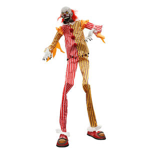 Décorations d'Halloween animatroniques, grand <span class=keywords><strong>loup</strong></span>-<span class=keywords><strong>garou</strong></span> clown oscillant à induction, accessoires décoratifs pour chambre, bar, son, lumière, ornement - Product Image 5