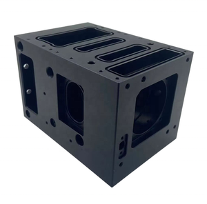 Piezas Metálicas CNC Personalizadas de Fábrica, Anodizadas en Negro, Caja de Cavidades Multicanal, Dispositivo de Automatización, Centro de Mecanizado CNC de Aluminio - Product Image 1