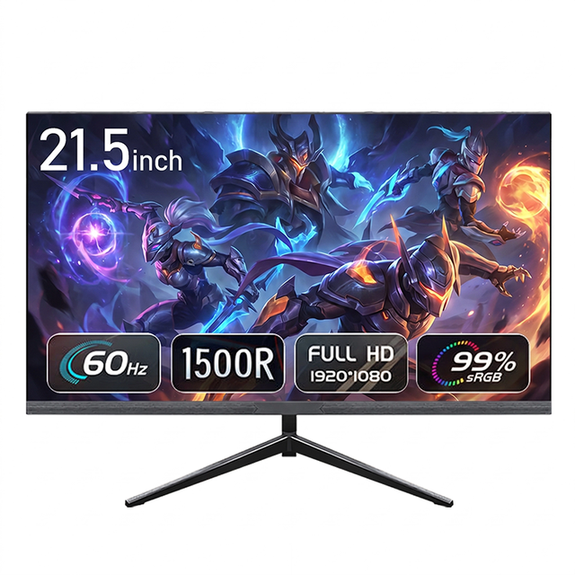 Best Selling 22 24 27 Inch 100Hz 165Hz 180Hz 1ms 1K 2K 4K Gaming Monitor IPS VA Curved PC Display with Power Speakers for Gamers