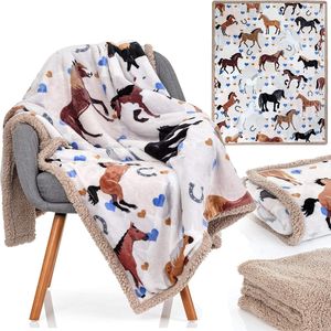 Couverture en sherpa personnalisable pour enfants, imprimée avec des animaux <span class=keywords><strong>de</strong></span> dessin animé, douce et personnalisable, vente chaude en usine - Product Image 6