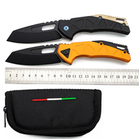 Cuchillo plegable EDC táctico de supervivencia, cuchillo de bolsillo Micarta de acero inoxidable 3Cr13 de aluminio para acampar, caza, personalizaciones OEM