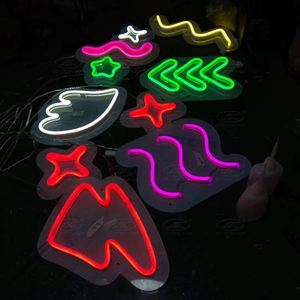 Insegna al Neon 'Sì, Siamo Aperti' - Luce al Neon <span class=keywords><strong>LED</strong></span> per Negozi, Insegna Pubblicitaria Personalizzata, Alimentazione USB 5V, Design Personalizzato, Impermeabile IPx4 - Product Image 4