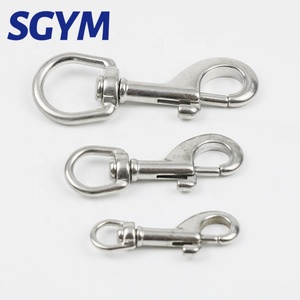 Thép Không Gỉ Scuba Diving Clips Xoay Mắt Snap <span class=keywords><strong>Hook</strong></span> Dive Duy Nhất Kết Thúc Xoay Mắt Bolt <span class=keywords><strong>Hook</strong></span> - Product Image 5