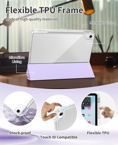 Nueva Funda Transparente de Acrílico para PC con Cubierta Desmontable de Cuero PU - Product Image 2