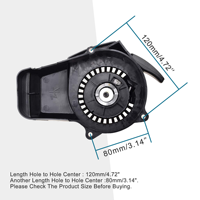 Démarreur à manivelle en plastique GOOFIT pour moto, remplacement pour moto de poche 2 temps 43cc 47cc 49cc, quad, mini moto tout-terrain, scooter, pompe à eau