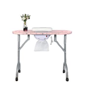 <span class=keywords><strong>Mesa</strong></span> de <span class=keywords><strong>manicura</strong></span> de salón negro de belleza <span class=keywords><strong>barata</strong></span> de fábrica, <span class=keywords><strong>mesa</strong></span> <span class=keywords><strong>plegable</strong></span> estampada, <span class=keywords><strong>mesa</strong></span> portátil para uñas con estuche de maquillaje - Product Image 3