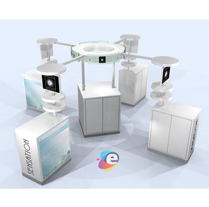 אולם תצוגה לרכב מעמד אחסון גלגלי משאית מתכוונן מתכת 4 מדפי תצוגה לצמיגי רכב OEM - Product Image 2