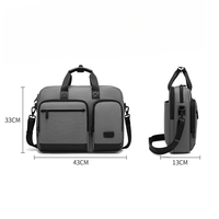 Nouveau sac pour ordinateur portable pour hommes, bandoulière, imperméable et résistant à l'usure, sac à main pour ordinateur portable