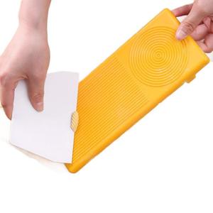 Noodle Making Board Large Sized Three Piece Set Yellow White Knife Cut Pasta Tool Kitchen Gadget Set - Product Image 3