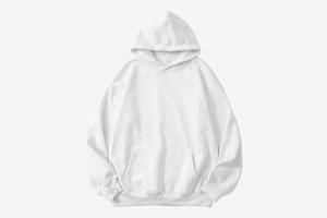 Men's Oversized Hooded Sweatshirt Solid Color Cotton French Terry Casual Pullover Hoodie Autumn Wear - Product Image 2