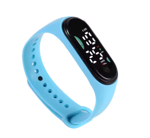 Reloj Electrónico LED de Anillo para Niños de Primaria y Secundaria, Resistente al Agua IP68, Accesorio de Temporada de Plástico TFT - Product Image 6