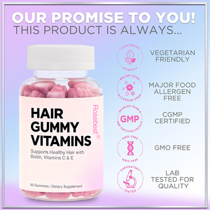 Rosebest Grosir OEM Label Pribadi Vitamin Rambut Vegan Rasa Raspberry Alami 5000mg Biotin dengan Vitamin C & E - Product Image 6