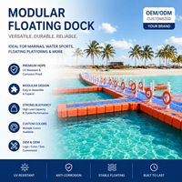 À vendre GZZH Marque Guangdong Flottant Yacht Ponton Meilleur Jet Ski Ponton Flotteurs Cube Dock Blocks Double Cube