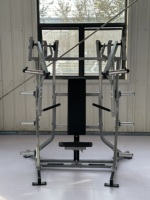 Banc de musculation horizontal Hammer New Gym Workout avec revêtement plaqué à trois couches, poignées isolatérales pour l'entraînement de la force