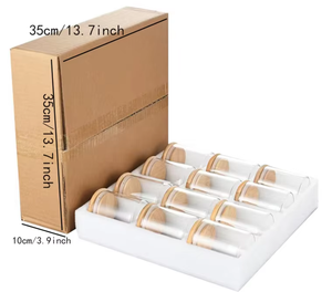 Recipiente De Armazenamento Cozinhas Define Frascos De Armazenamento De Vidro 12pcs hermético - Product Image 6