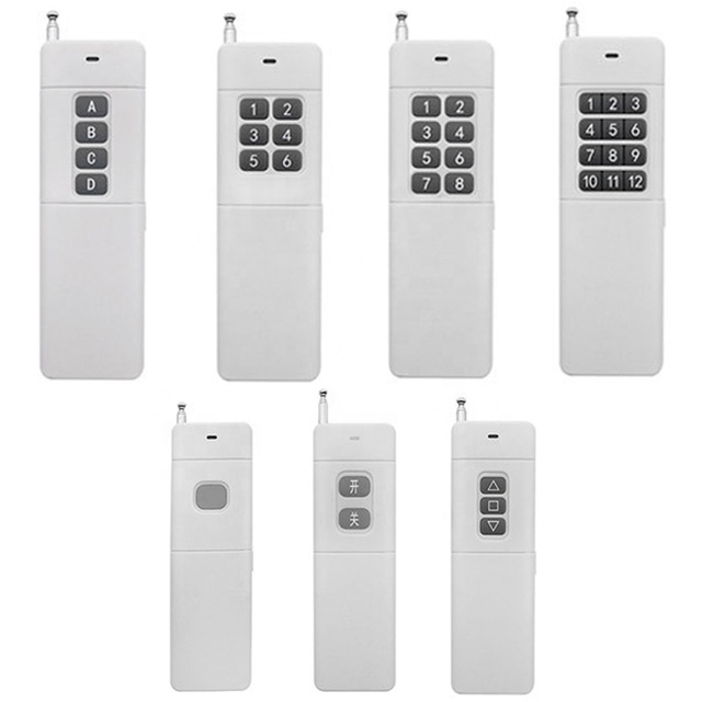 Long Control Distance Remote Control Model FR-J556 Rolling Code Metal Learning Type RF433 Wireless Remote for Water Pump Motor