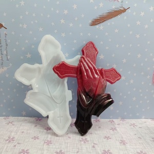 Moules de coulée en résine faits à la main pour bricolage ornements décoratifs Ins Style Silicone outils de bureau Santa moule - Product Image 5