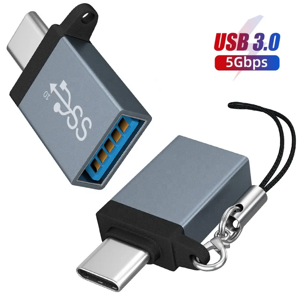 USB C OTG Connector High Speed 5Gbps Data Transfer Male Type-C to 3.0 USB Female OTG Adapter Converter for USB C OTG Adapter