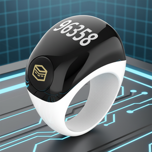Moslim IOS touchscreen slimme ring elektronische zikir-teller app-besturing wekker waterdicht plastic gebedstijdwaarschuwingen LED - Product Image 1