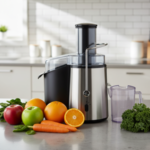 <span class=keywords><strong>Extracteur</strong></span> de jus centrifuge domestique en acier inoxydable, presse-fruits et légumes électrique portable, machine à jus multifonctionnelle - Product Image 1