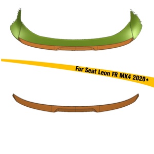 Nuevo Alerón Trasero Central de Plástico ABS de Alta Calidad con Aspecto de Fibra de Carbono para Seat <span class=keywords><strong>Leon</strong></span> <span class=keywords><strong>FR</strong></span> MK4 2020 2021 <span class=keywords><strong>2022</strong></span>+ - Product Image 1