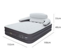Canapé gonflable durable et grand format, économique, pour couples, lit de repos gonflable, chaise longue de camping et de plage pour l'extérieur
