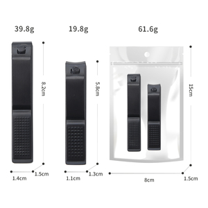 <span class=keywords><strong>Coupe</strong></span>-ongles ultra-affûté droit et large en acier inoxydable 420 J2 pour ongles des mains et des pieds avec revêtement noir - Product Image 6