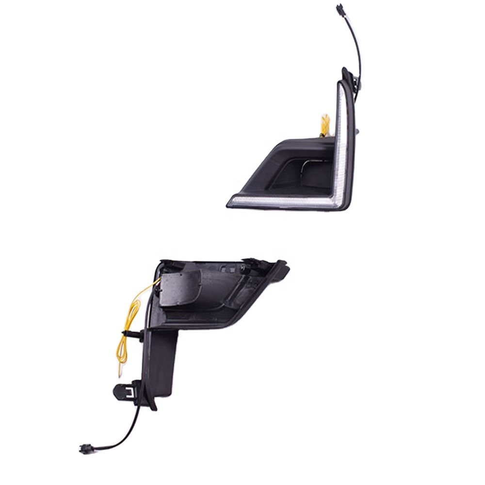 Автомобильные светодиодные дневные ходовые огни DRL для Toyota Land Cruiser Prado FJ150 LC150 2017 2018 2019, противотуманные фары DRL 2 шт. 12 В