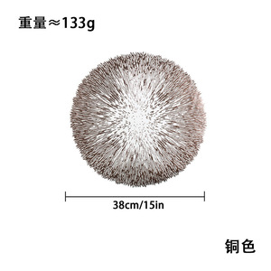 Set de table rond en PVC rose gold antidérapant et résistant à la chaleur pour la maison, la cuisine et la salle à manger - Product Image 5