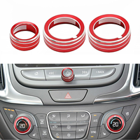 Couvercle de commande centrale en alliage d'aluminium pour Chevrolet Equinox : climatisation, audio, phares, bouton d'allumage, intérieur central