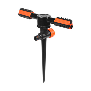 Sistema de riego de césped de plástico Huabangshi con aspersor de doble brazo y rotación automática con control de flujo de agua - Product Image 3