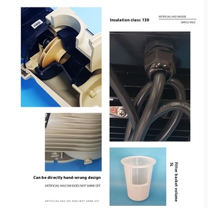 Emaux eph Máy bơm nước tự mồi hiệu suất cao spa massage và bơm lọc tuần hoàn cho bể bơi - Product Image 4