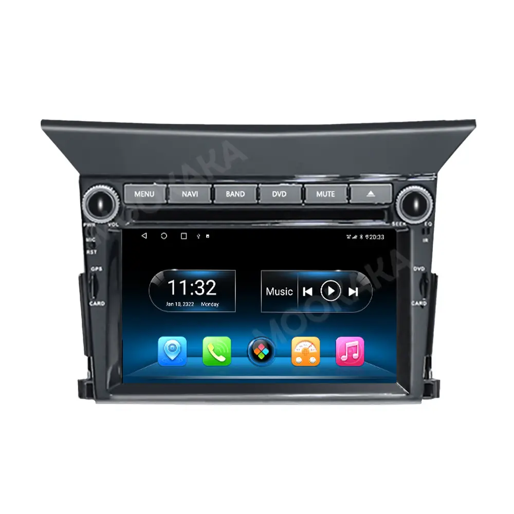 Reprodutor de DVDs para carro Android 11 DSP Octa Core para Honda Pilot 2009-2013 Rádio estéreo multimídia GPS Rádio de navegação para carro