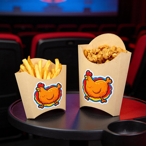 Envases <span class=keywords><strong>de</strong></span> Papel Kraft para Comida Rápida, Impresos Personalizados, Desechables, a Bajo Precio, para Papas Fritas, con Cuchara, para Niños, Material Escolar - Product Image 5