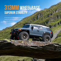 RGT EX86120 Desert Fox 1/10 RC Crawler 4WD Système de Conduite Inversée Direction 45° pour ESC Métal Résine 6 Canaux RTR Chargeur Tout-Terrain