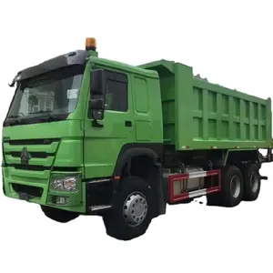 Toptan fiyat Sinotruk Howo marka yeni kullanılan 10 tekerlekli kargo kutusu 5600*2300*1500mm damperli damperli kamyon satılık