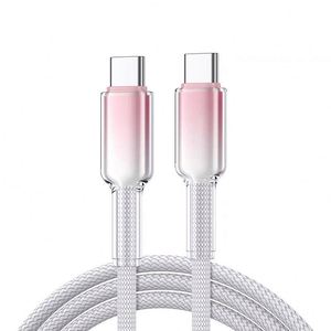 1M <b>USB</b> Type-C to Type-C 60W Fast <b>Charging</b> <b>Cable</b> Nylon Braided Data Cord for Phones & Tablets, Wholesale Ready - Product Image 6