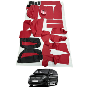 Fundas de Asiento para <span class=keywords><strong>Mercedes</strong></span>-Benz <span class=keywords><strong>Vito</strong></span> de 8 <span class=keywords><strong>Plazas</strong></span>, Panel de Puerta Central, Pared Lateral, Fundas de Cuero para Puerta Trasera - Product Image 1