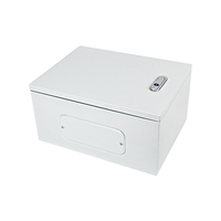 Boîte de distribution électrique extérieure en acier, métal et plastique, protection IP65